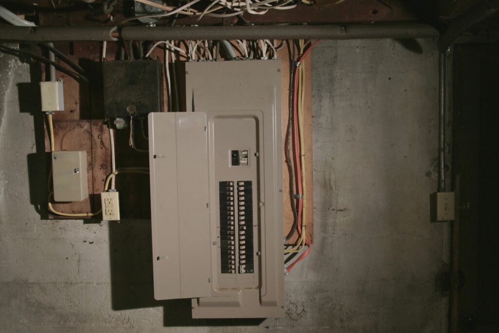 Basement breaker box